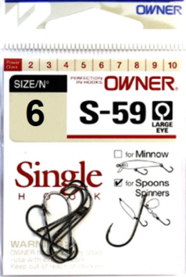 Крючки Owner 51580, S-59¶ Крючки Owner 51580, S-59¶