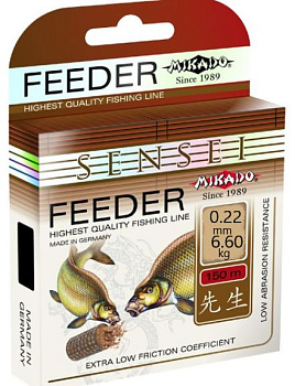 Леска Mikado Sensei Feeder 150м (0.22mm)