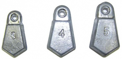 Груз Плоский ромб (5) 140г Груз Плоский ромб (5) 140г