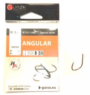 Крючок одинарный Gurza Angular BN