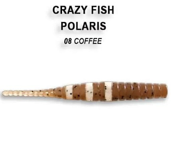 Приманка силиконовая Crazy Fish Polaris 1.8" 4,5см  (5-45-8-3)