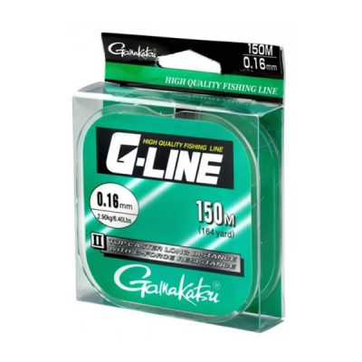 Леска GAMAKATSU G-Line TopCaster Blister Pack 0.24mm 150m