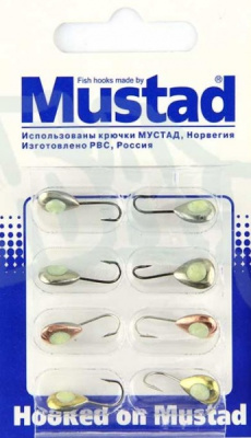 Мормышка РВС тип 404 с фосфорной заливкой Мормышка РВС тип 404 с фосфорной заливкой