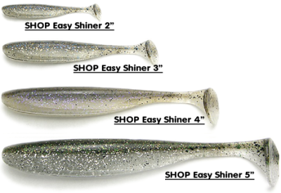 Приманка силиконовая Keitech Easy Shiner 5" 