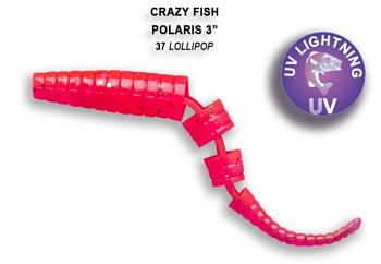 Приманка силиконовая Crazy Fish Polaris 3" 6,8см (24-68-37-6)