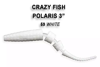 Приманка силиконовая Crazy Fish Polaris 3" 6,8см (24-68-59-6)