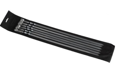 Набор шампуров Домашний сундук Дачный 550*2мм плоские в чехле Набор шампуров Домашний сундук Дачный 550*2мм плоские в чехле