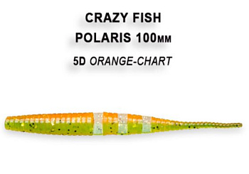 Приманка силиконовая Crazy Fish Polaris Floating 4'' 10 см (38-100-5d-6-F)
