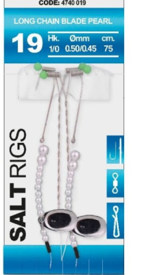 Система Spro Salt Rig Chain Blade Pearl №1/0 Система Spro Salt Rig Chain Blade Pearl №1/0