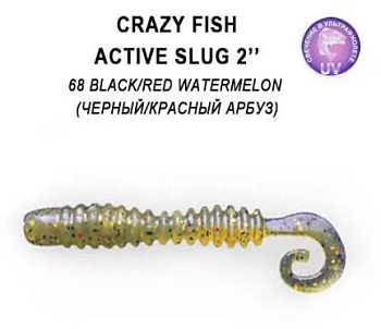 Приманка силиконовая Crazy Fish Active Slug 2'' 5 см (29-50-68-6)