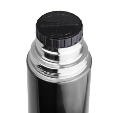 Термос Biostal 1,0л c узким горлом вороненая сталь (4)