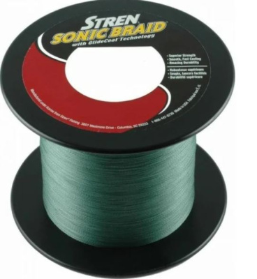 Плетеная леска STREN Sonic Braid (Lo-Vis Green), 1800m¶