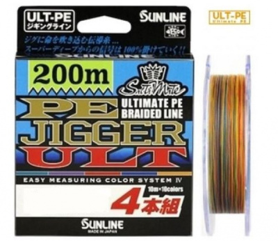 Плетеный шнур Sunline Pe Jigger Ult 200м¶ Плетеный шнур Sunline Pe Jigger Ult 200м¶