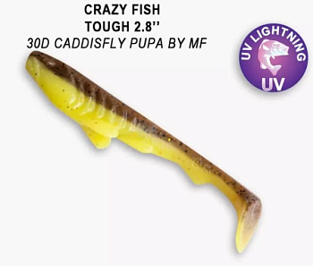 Приманка силиконовая Crazy Fish Tough 2.8" 7см  (59-70-30d-6)