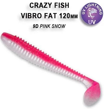 Приманка силиконовая Crazy Fish Vibro Fat 4.7'' 12 см (39-120-9d-6)