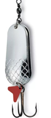 Блесна Dam FZ Twin Spoon Silver/Silver 4,5см 16г