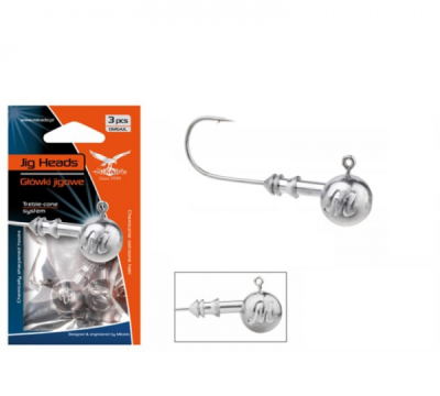 Джиг-головка Mikado Aberdeen Jig BN 30gr - pcs.3 Джиг-головка Mikado Aberdeen Jig BN 30gr - pcs.3
