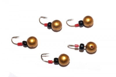 Мормышка вольфрамовая позолоченная с отвесом №126 Мормышка вольфрамовая позолоченная с отвесом №126