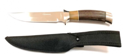 Нож нескладной Охотник большой сталь в чехле