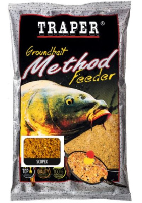 Прикормка Traper Method Feeder Crazy Scopex 750г