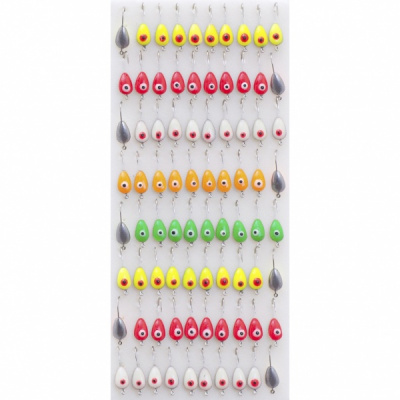 Мормышка металлическая Lumicom Паяная с фосф.каплей №29-ФЛ (набор) (60шт) Мормышка металлическая Lumicom Паяная с фосф.каплей №29-ФЛ (набор) (60шт)