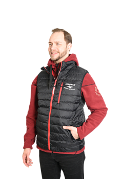 Жилет Alaskan Juneau Vest Black утепленный стеганый черный/красный (р L)