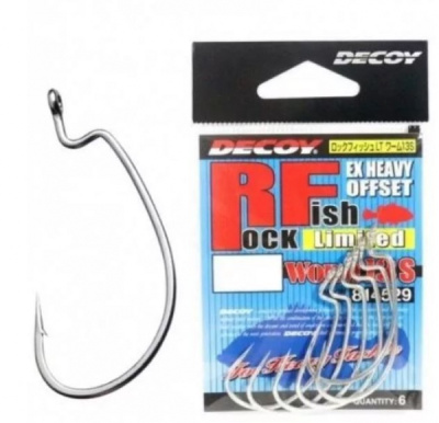 Крючок офсетный Decoy Rock Fish Limited Worm13S