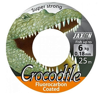 Леска Jaxon Crocodile Coated с флюорокарбоновым покрытием 25м (0.18mm)