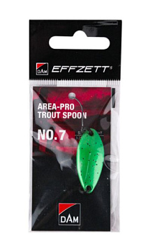 Блесна Dam FZ Pro Trout Spoon №7 3,2см 4,2г (Green Black Flake , UV)