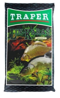 Прикормка Traper Sekret, 1kg, Lin-Karas Czarny (черный)  