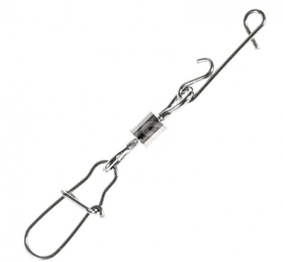 Вертлюг Spro Rolling Swivel No-Knot Fastlock бочонок вращающийся 30кг №4¶