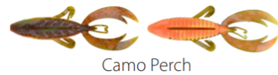 Приманка силиконовая Spro Komodo Clam 9см Camo Perch 