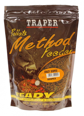 Пеллеты Traper Method Feeder, 4mm, 500g, Scopex