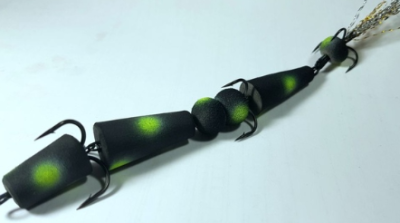 Мандула Pepper 3-х составная 3 цвета с двумя тройниками