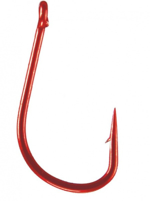 Крючок одинарный Traper Bushido Tanago Ring Red №8 Крючок одинарный Traper Bushido Tanago Ring Red №8