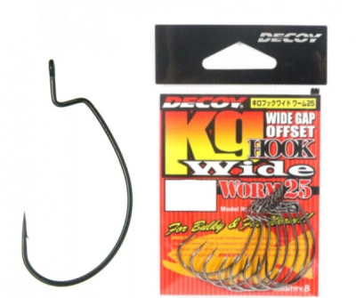 Крючок офсетный Decoy Kg Hook Wide Worm25