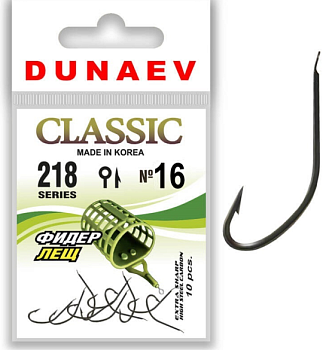 Крючок одинарный Dunaev Classic 218 (№16)