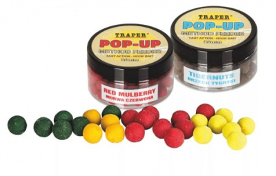 Бойлы Traper Method Feeder Duoco Pop-up Orzech tyg/Kuku 8-10мм 30г