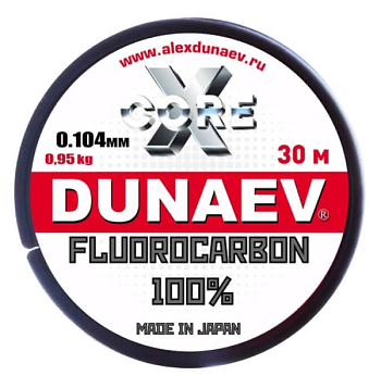 Леска Dunaev Fluorocarbon (0.104мм 30м)