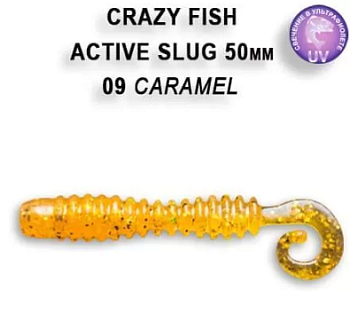 Приманка силиконовая Crazy Fish Active Slug 2'' 5 см (29-50-9-6)