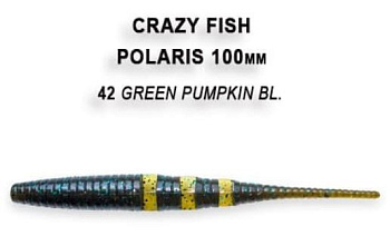 Приманка силиконовая Crazy Fish Polaris Floating 4'' 10 см (38-100-42-6-F)