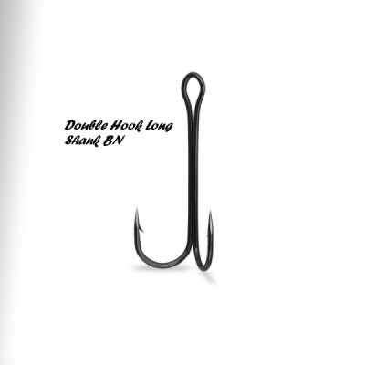 Двойник Gurza Double Hook Long Shank BN, №1/0 (4шт)