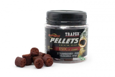 Пеллеты Traper Expert, 16mm, 100g, Truskawka/ Ryba Пеллеты Traper Expert, 16mm, 100g, Truskawka/ Ryba