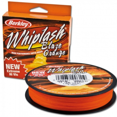 Плетеный шнур BERKLEY WhiplashBlazeOrange 110m