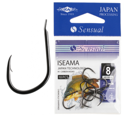 Крючок одинарный Mikado Sensual Iseama BN №8