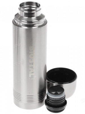 Термос Biostal-Охота, 1,0л (NYP1000), c узким горлом, 2 пробки