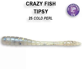 Приманка силиконовая Crazy Fish Tipsy 2" 5см  (9-50-25-6)