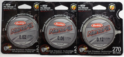 Леска BERKLEY Nanofil Hi-Vis 270m