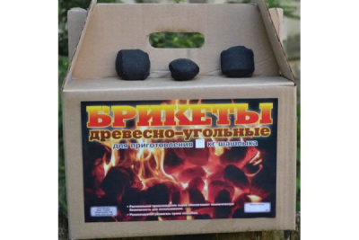 Угольный брикет КАЮР 5кг Угольный брикет КАЮР 5кг