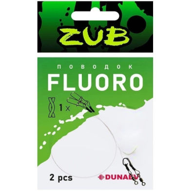 Поводок Dunaev Zub Fluorocarbon 0,620мм 28кг 35см